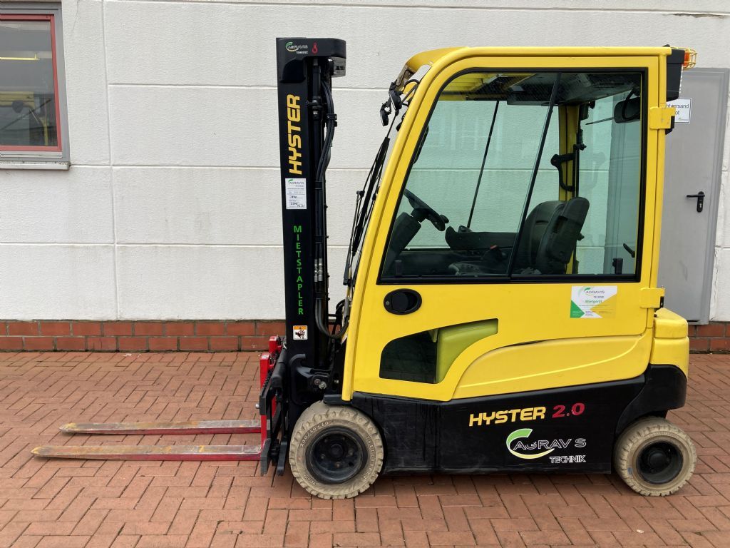 Hyster J 2.0 XN LWB Elektro 4 Rad-Stapler agravis-stapler.de