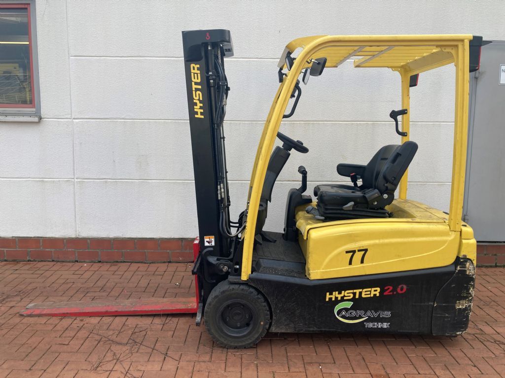 Hyster J 2.0 XNT LWB Elektro 3 Rad-Stapler agravis-stapler.de