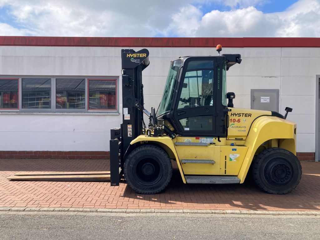 Hyster H10XM-6 Schwerlaststapler - Diesel agravis-stapler.de