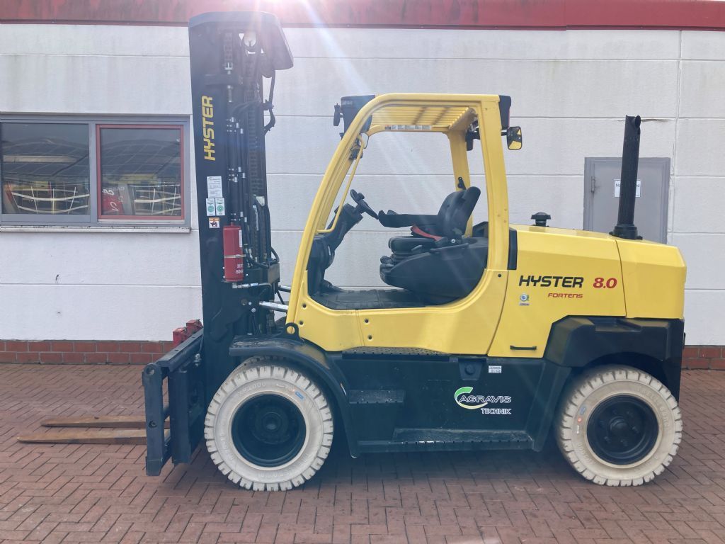 Hyster H 8.0 FTS Dieselstapler agravis-stapler.de