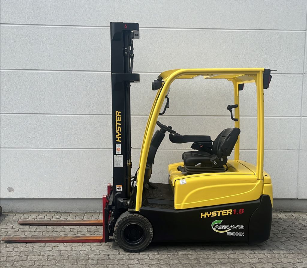 Hyster J 1.8 XNT Elektro 3 Rad-Stapler agravis-stapler.de