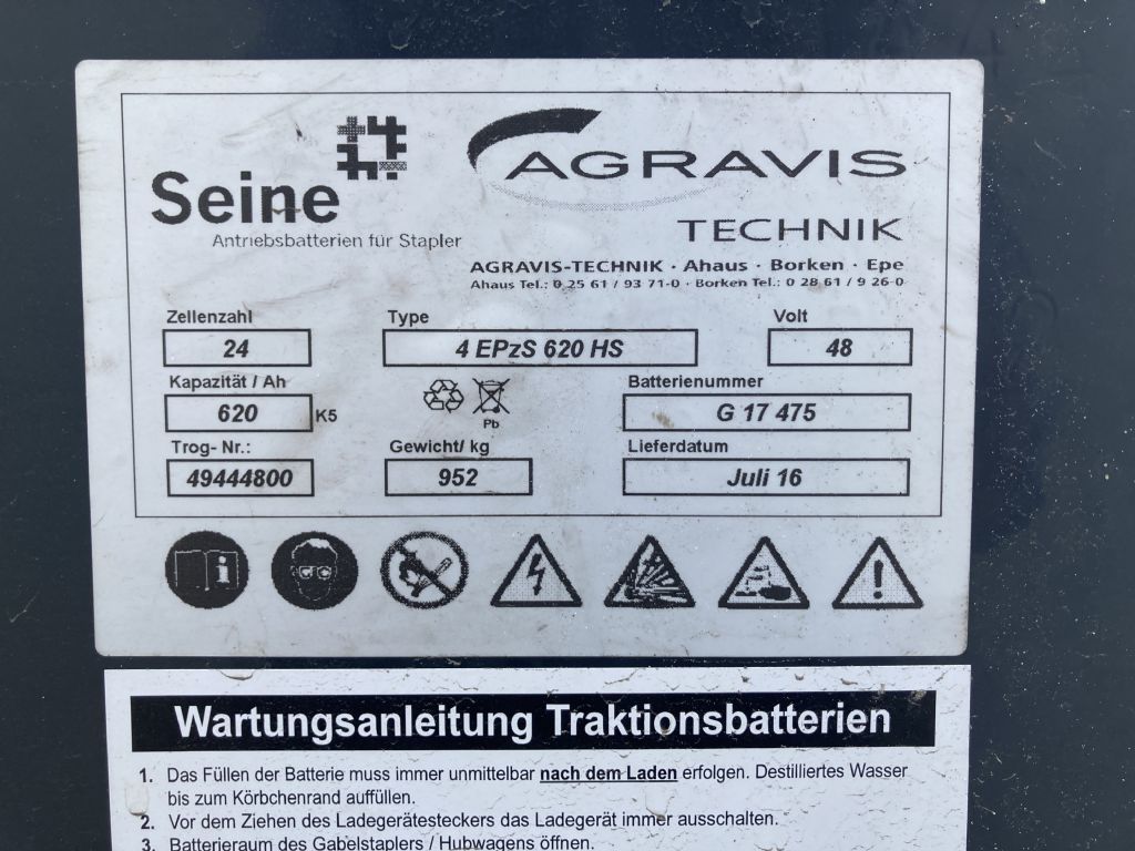 Hyster R 1.4  Schubmaststapler agravis-stapler.de