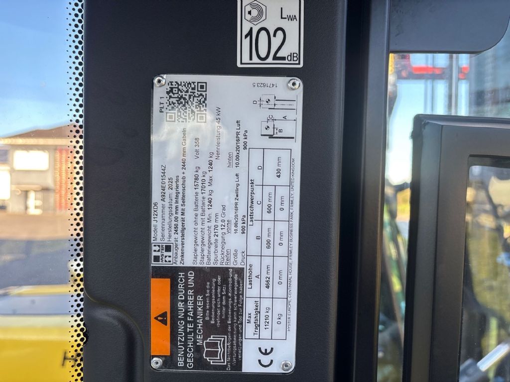 Hyster J 12 XD6 Schwerlaststapler - Elektro agravis-stapler.de