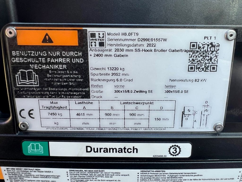 Hyster H 8.0 FT9 Dieselstapler agravis-stapler.de
