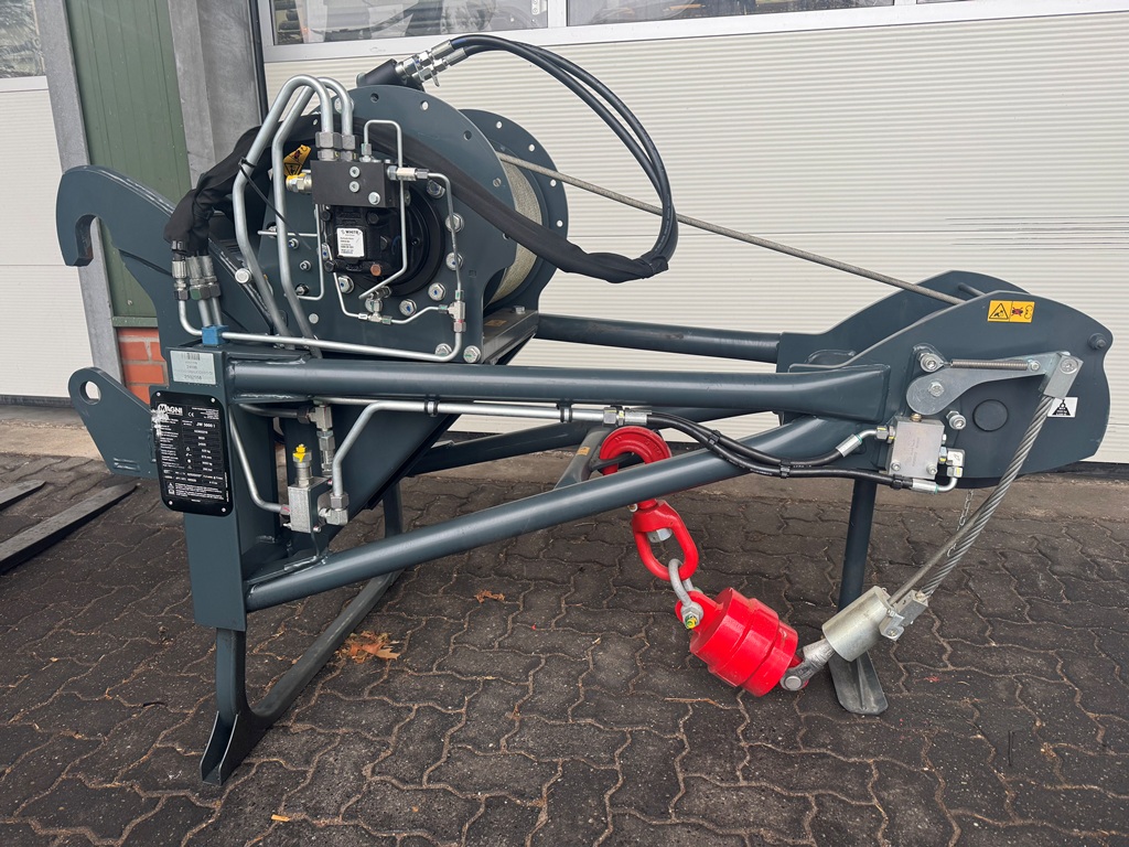 Magni-Ausleger mit Seilwinde JW 3000 kg-Hydraulische Seilwinde-http://www.albers-gabelstapler.de