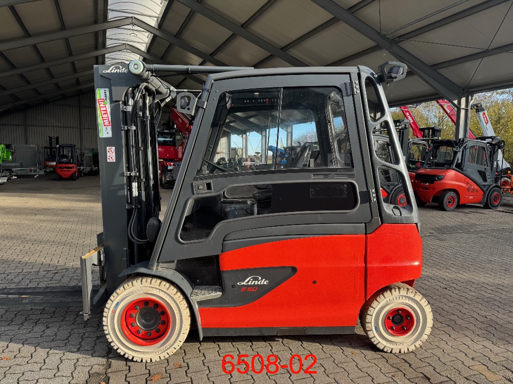 Linde-E 50 HL 01-Elektro 4 Rad-Stapler-http://www.albers-gabelstapler.de