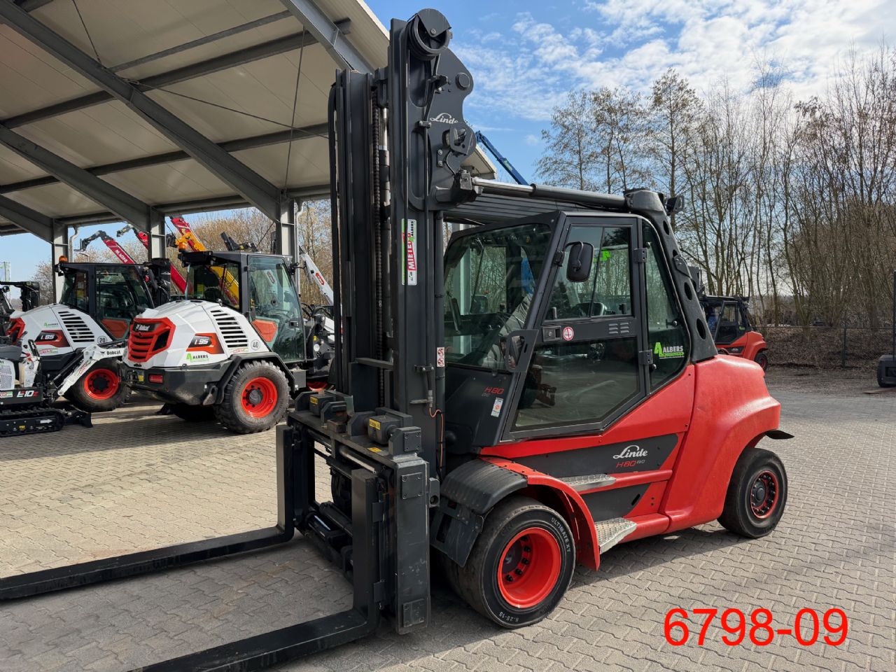 Linde-H 80 D 03 / 900 EVO-Dieselstapler-http://www.albers-gabelstapler.de