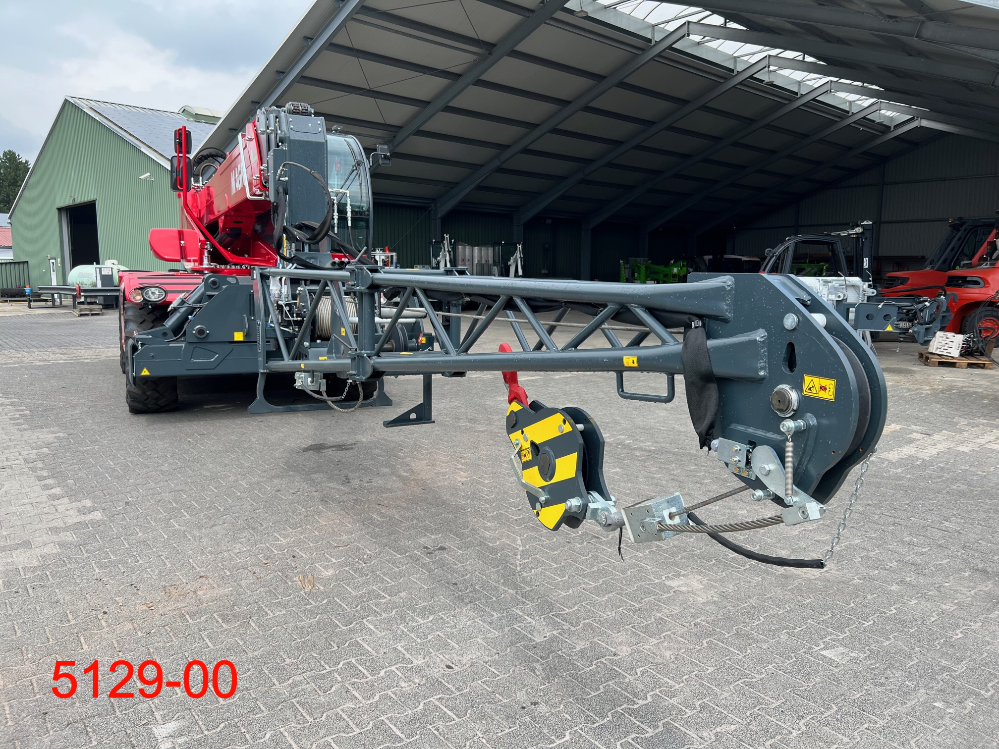 Magni-Ausleger mit Winde 1200/3000 kg-Hydraulische Seilwinde-www.heftruckcentrumemmen.nl