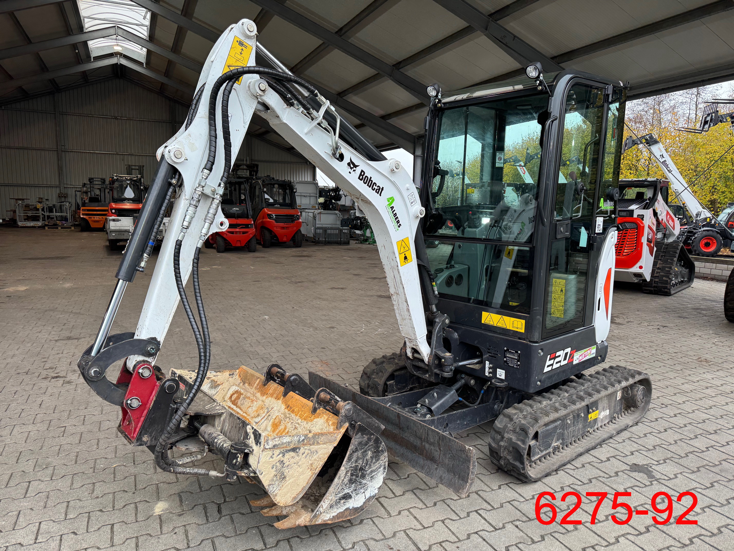 Bobcat-E 20 Z (long-reach)-Minibagger-http://www.albers-gabelstapler.de