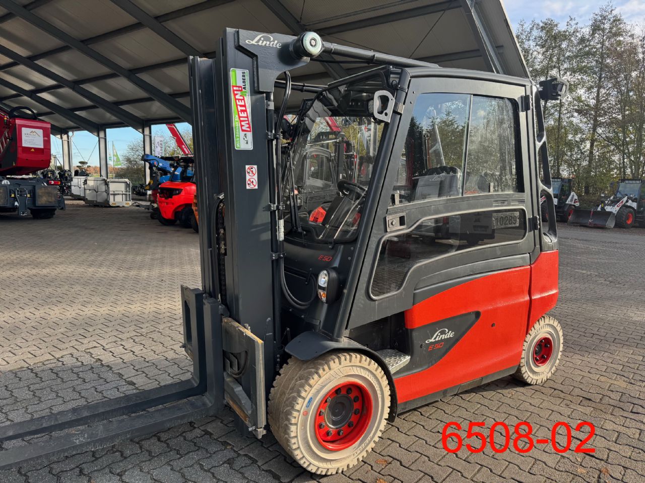 Linde-E 50 HL 01-Elektro 4 Rad-Stapler-http://www.albers-gabelstapler.de