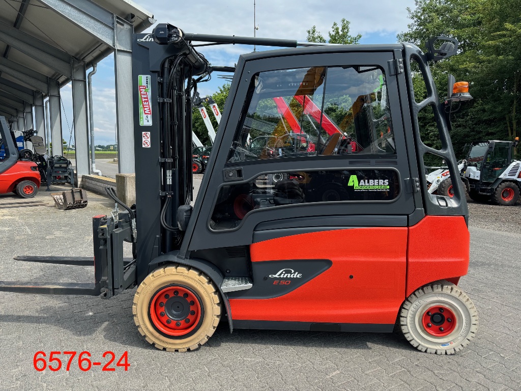 Linde-E 50 HL 01-Elektro 4 Rad-Stapler-http://www.albers-gabelstapler.de