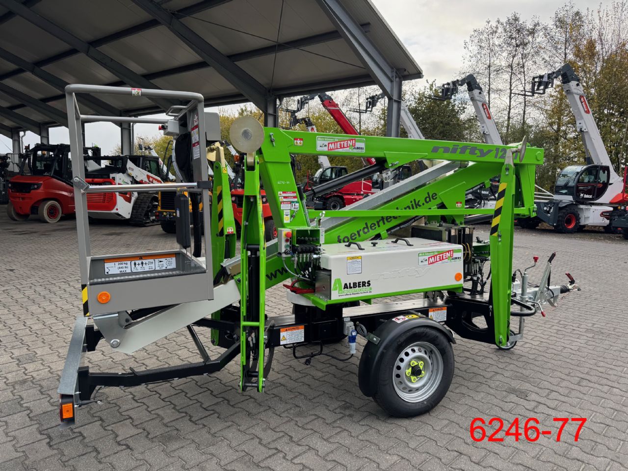 Niftylift-120 TE MK1D-Anhnger Arbeitsbhne-http://www.albers-gabelstapler.de