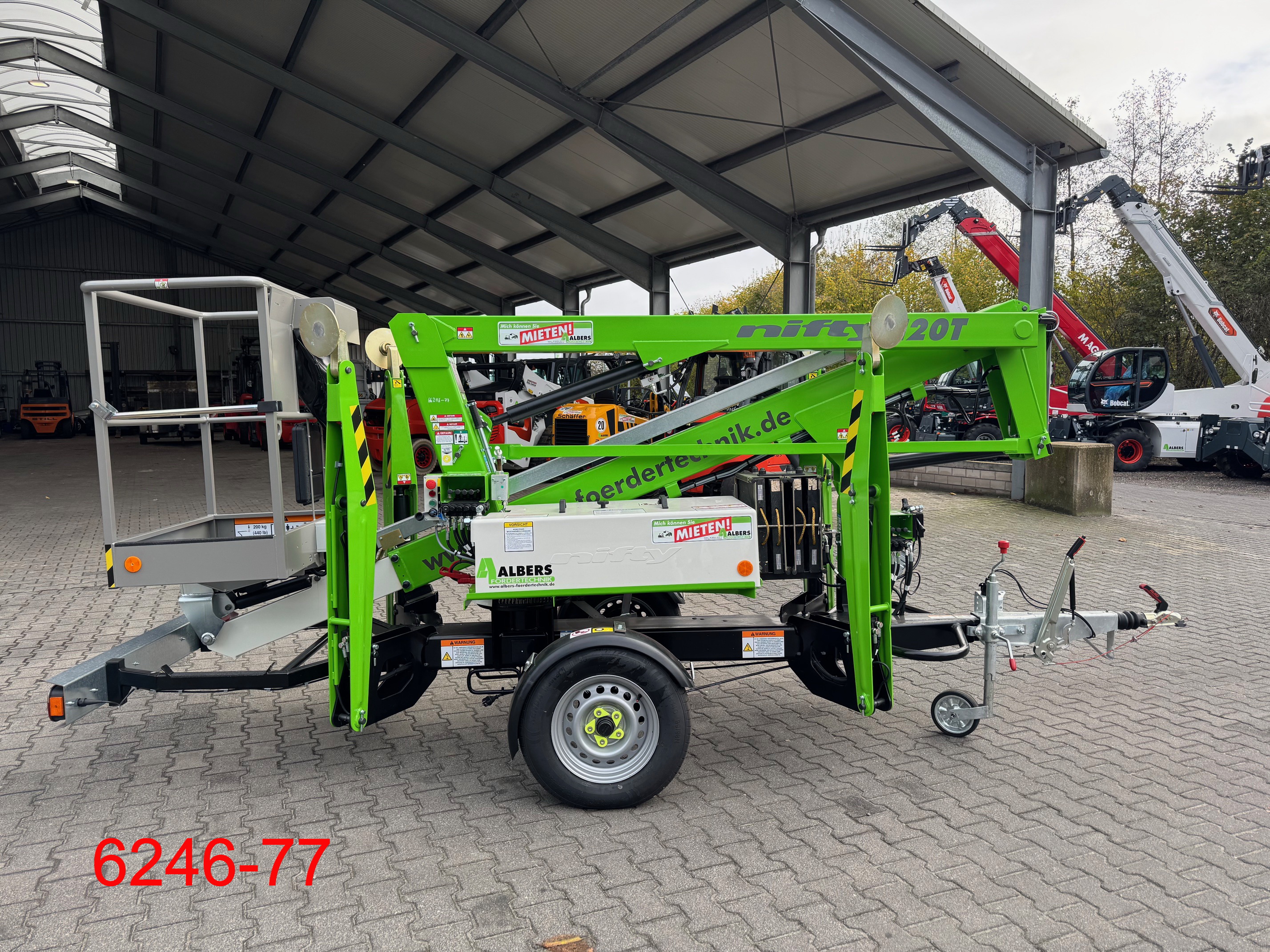 Niftylift-120 TE MK1D-Anhnger Arbeitsbhne-www.heftruckcentrumemmen.nl