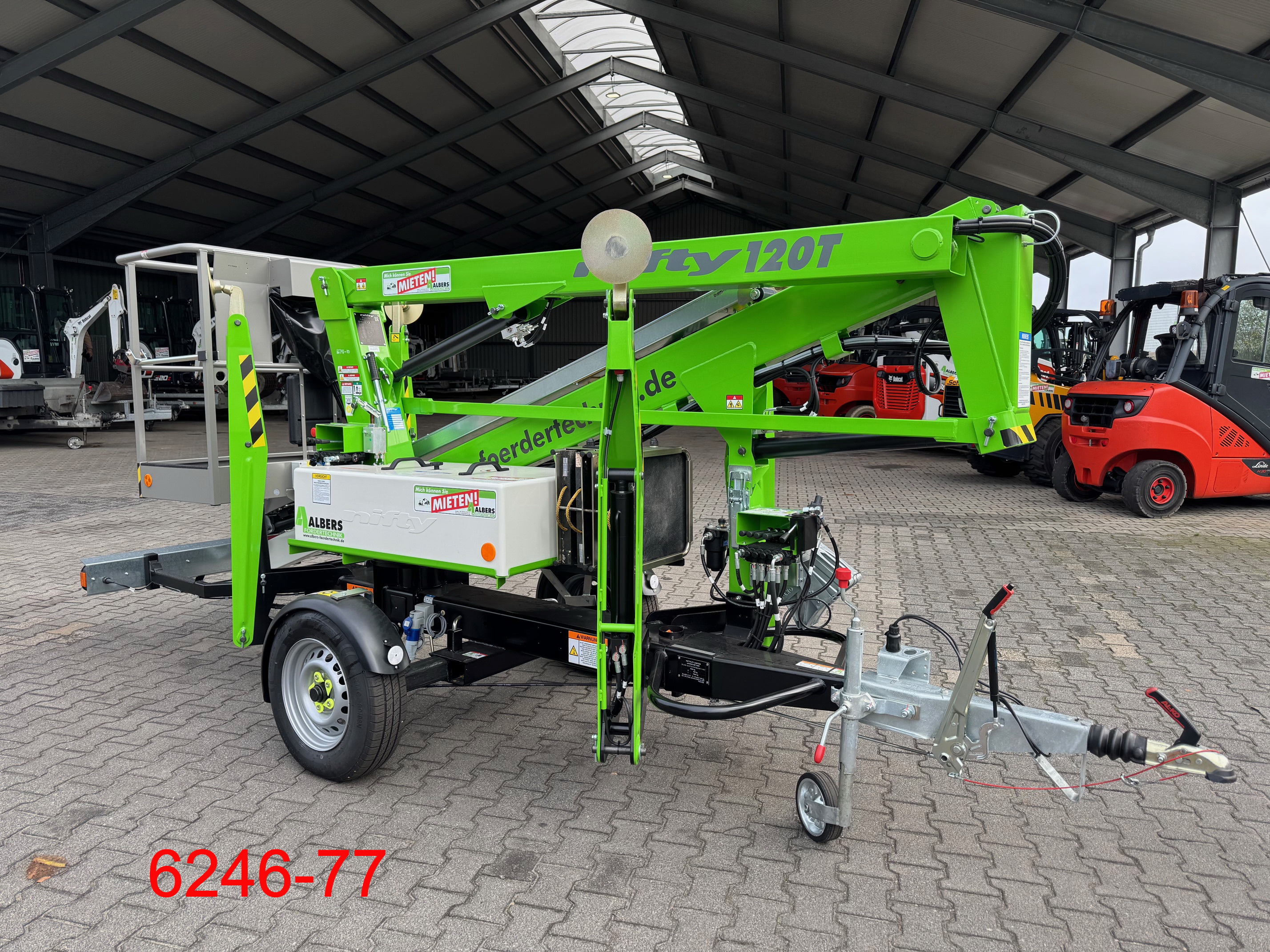 Niftylift-120 TE MK1D-Anhnger Arbeitsbhne-www.heftruckcentrumemmen.nl