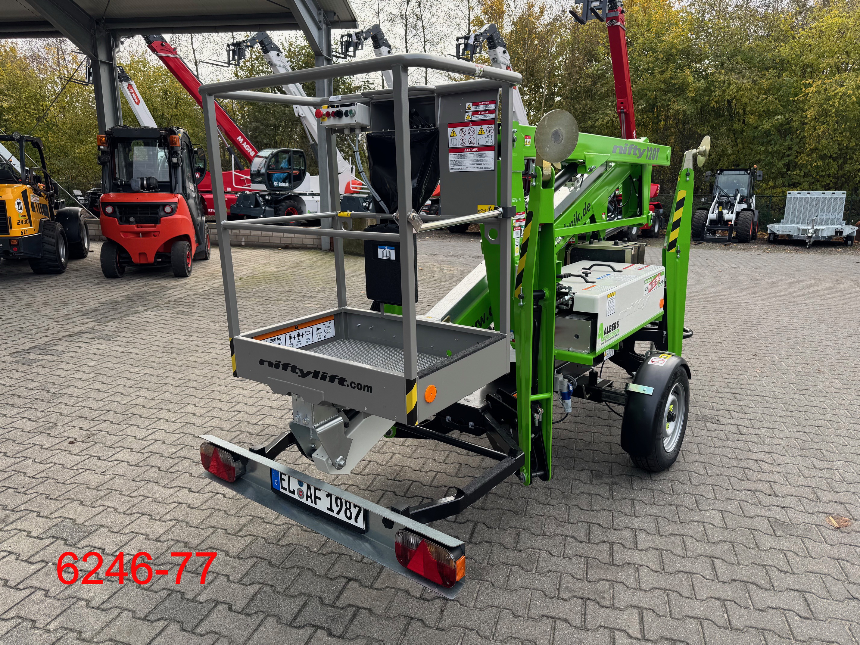 Niftylift-120 TE MK1D-Anhnger Arbeitsbhne-www.heftruckcentrumemmen.nl