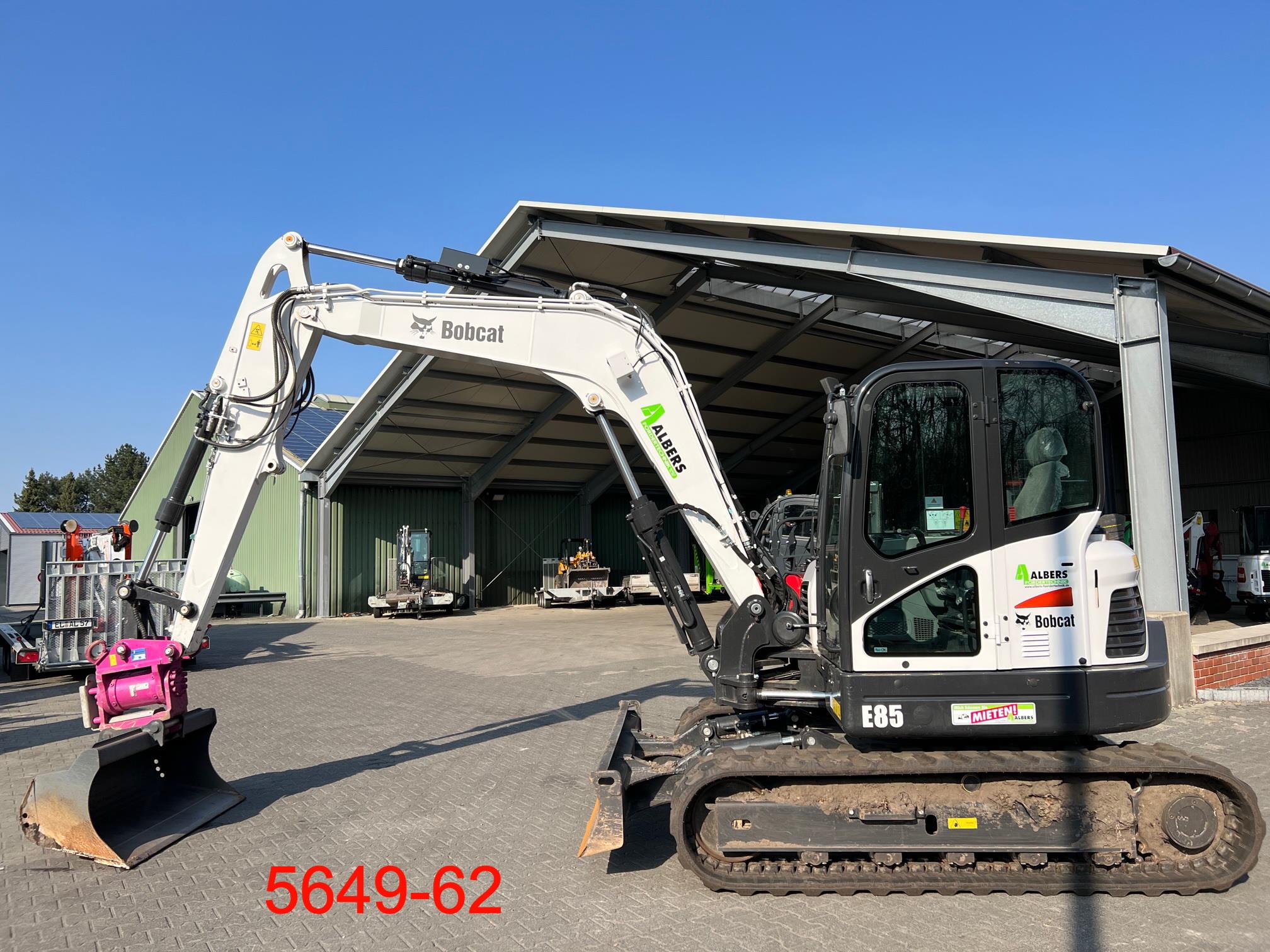 Bobcat-E 85-Minibagger-www.heftruckcentrumemmen.nl