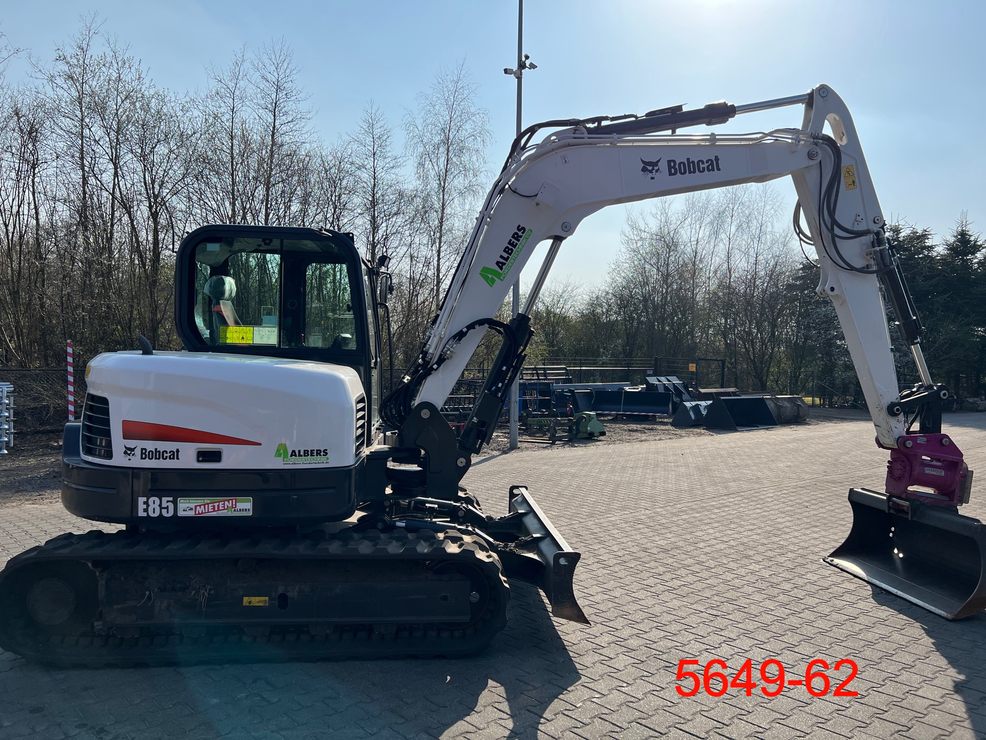 Bobcat-E 85-Minibagger-www.heftruckcentrumemmen.nl