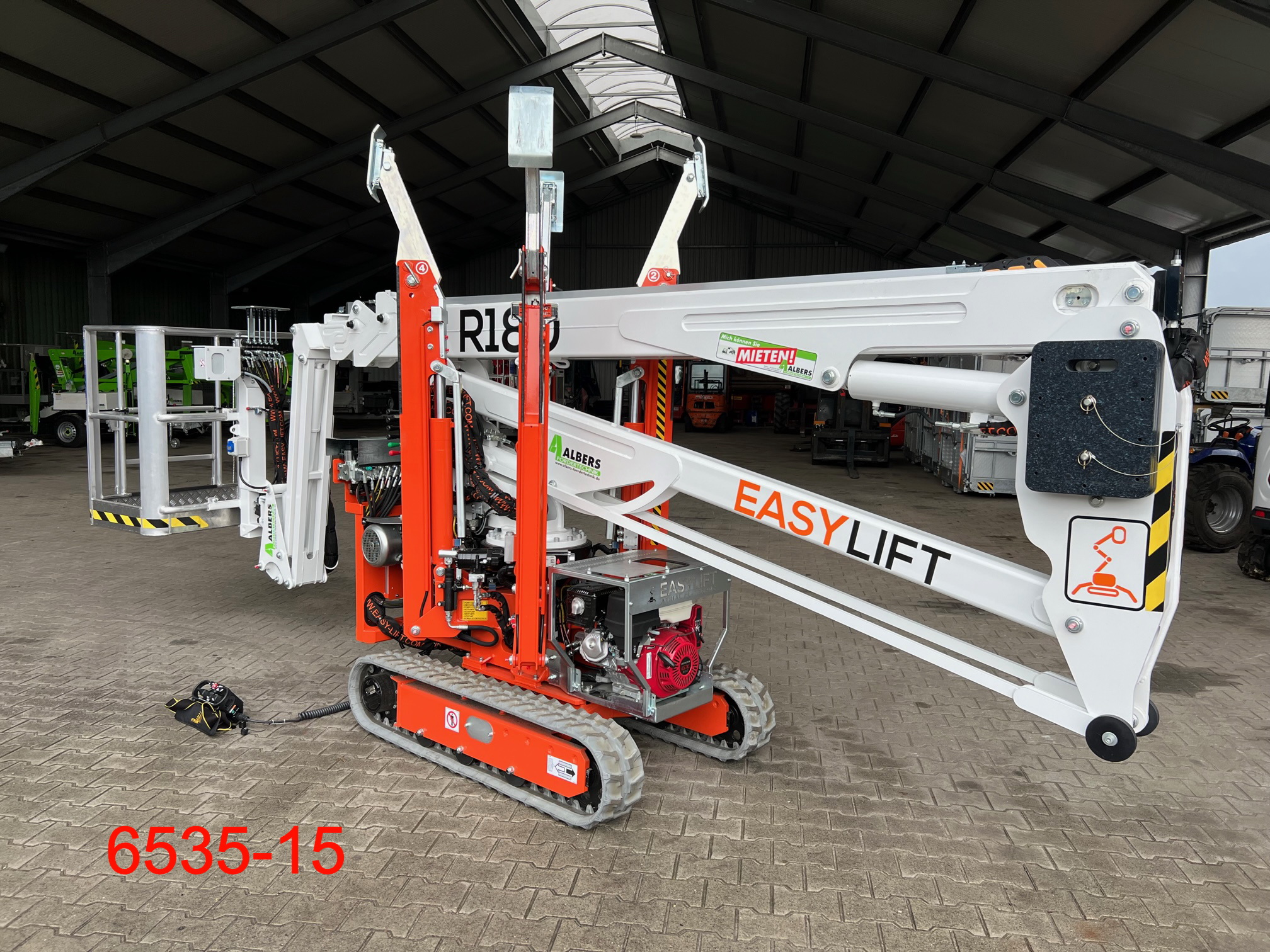 Easy Lift-R 180 Funk Raupenbhne-Gelenkteleskopbhne-www.heftruckcentrumemmen.nl