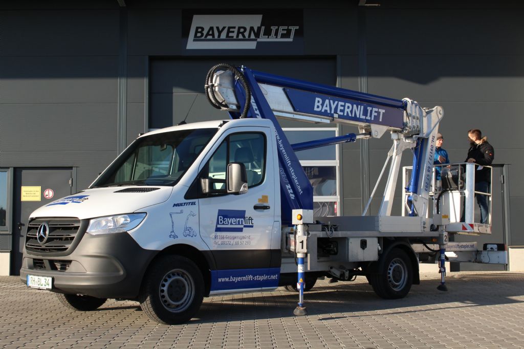 ▷ LKW Arbeitsbühne mieten, Miete Multitel Arbeitsbühne 250 kg, Bayernlift  - Georgensgmünd - Nürnberg, Vermietung - Verleih