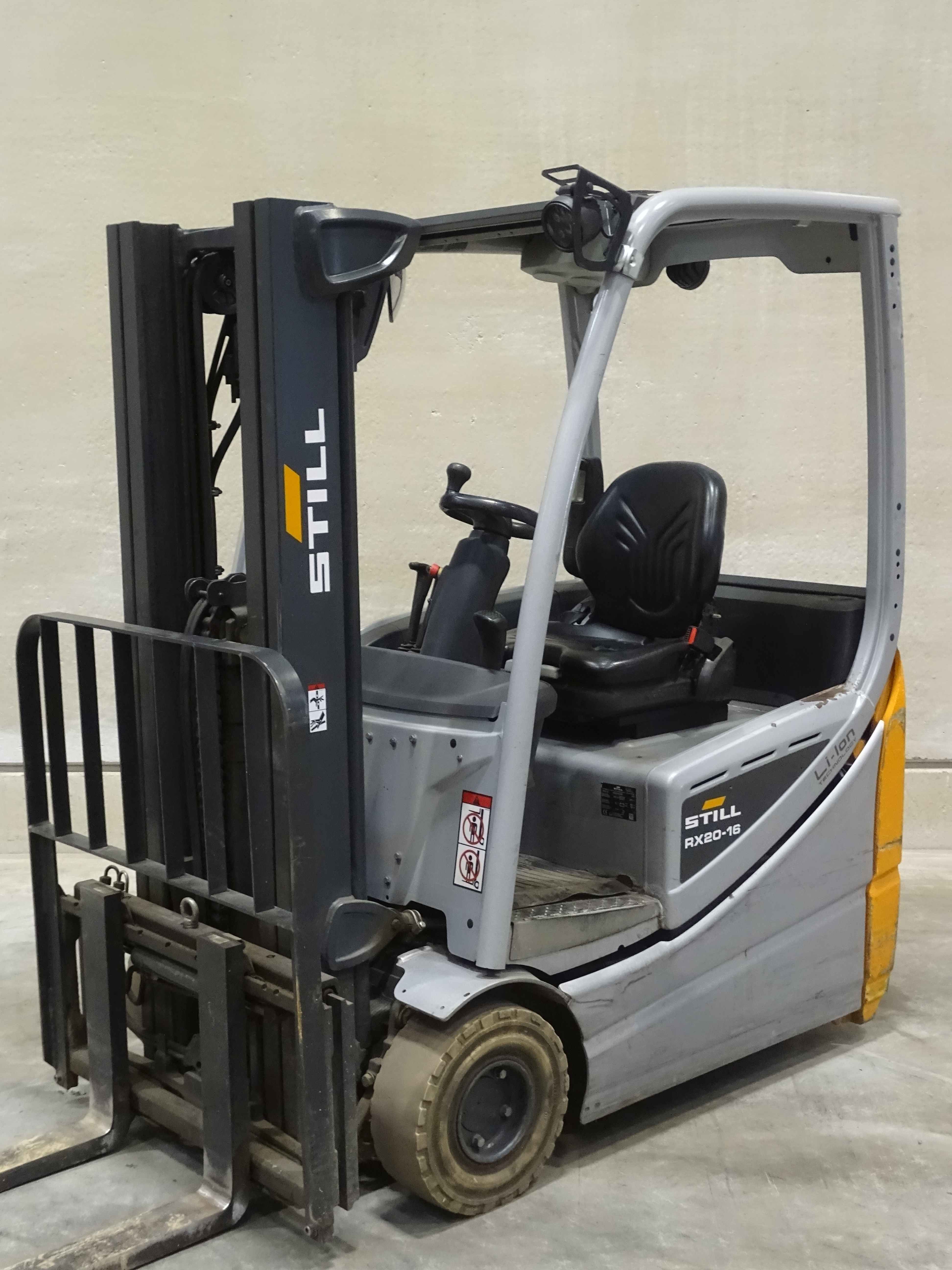 Still RX20-16C/LIION Electric 3-wheel forklift www.blackforxx.com