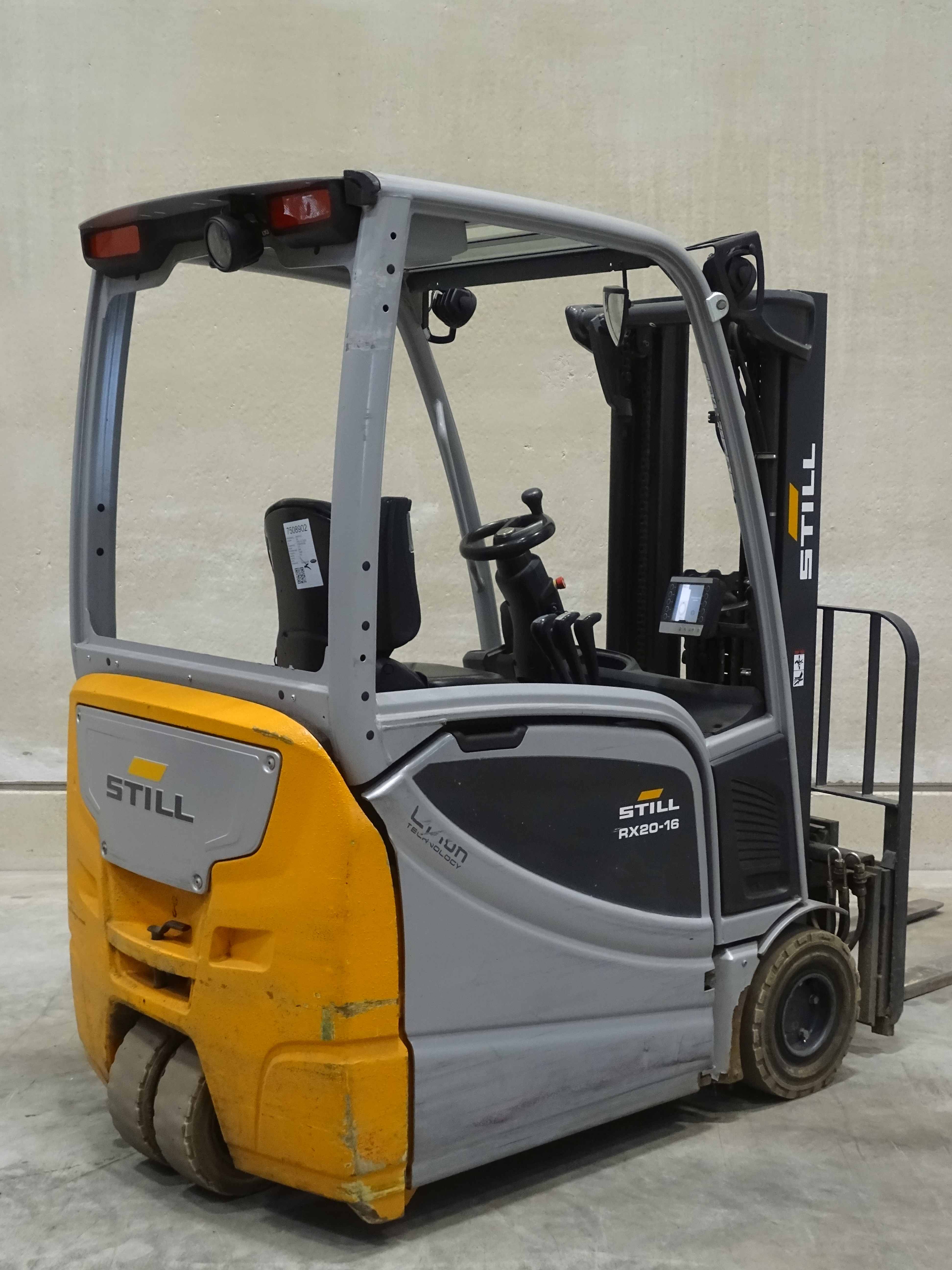 Still RX20-16C/LIION Electric 3-wheel forklift www.blackforxx.com
