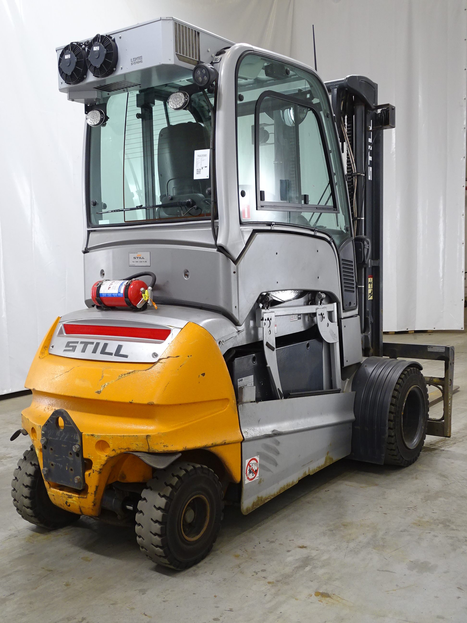 Still RX60-50/600/GETR�NKE Elektro 4 Rad-Stapler www.blackforxx.com