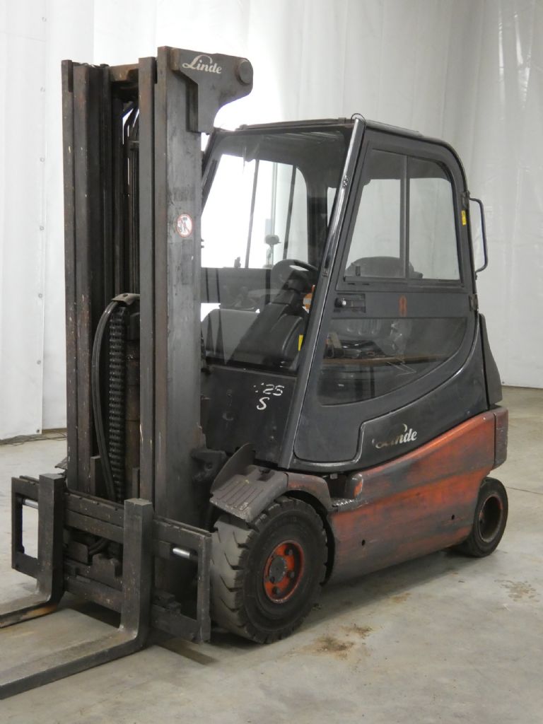 LINDE E25 Electric 4-wheel forklift www.blackforxx.com