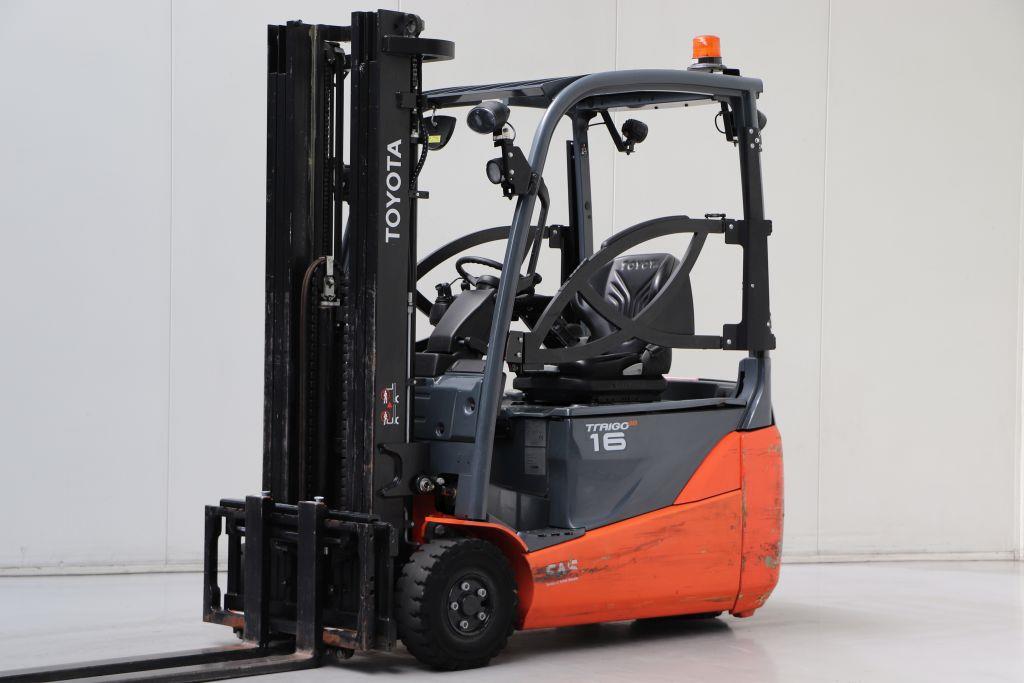Toyota 8FBE16T Elektro 3 Rad-Stapler www.heinbockel-gabelstapler.de
