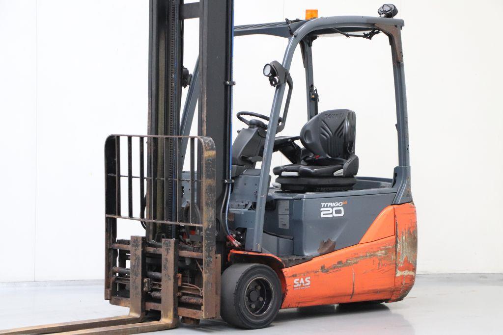Toyota 8FBE20T Elektro 3 Rad-Stapler www.heinbockel-gabelstapler.de