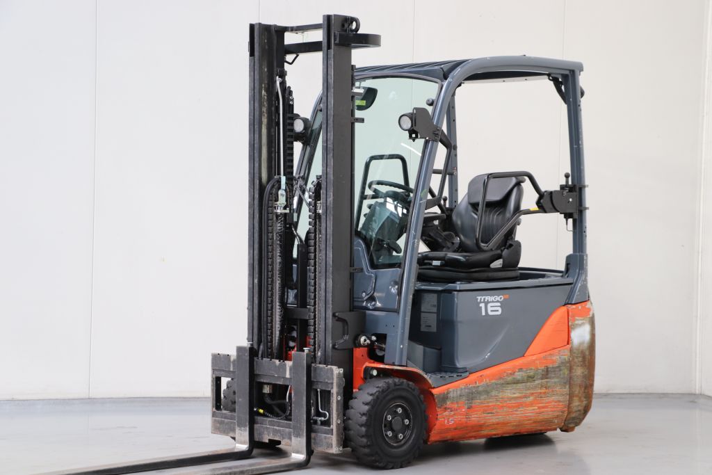 Toyota 8FBE16T Elektro 3 Rad-Stapler www.heinbockel-gabelstapler.de