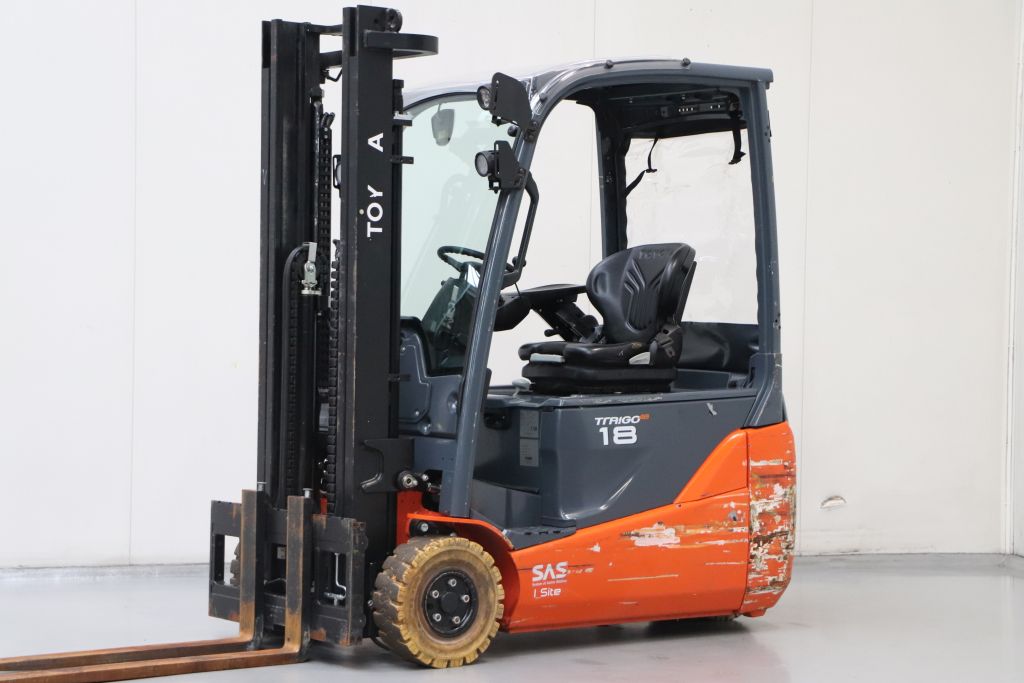 Toyota 8FBE18T Elektro 3 Rad-Stapler www.heinbockel-gabelstapler.de