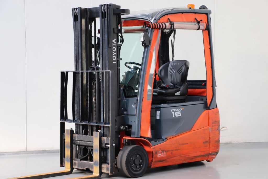 Toyota 8FBE16T Elektro 3 Rad-Stapler www.heinbockel-gabelstapler.de