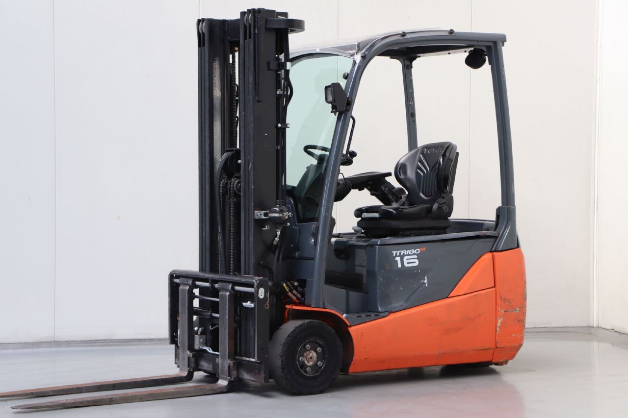 Toyota 8FBE16T Elektro 3 Rad-Stapler www.heinbockel-gabelstapler.de