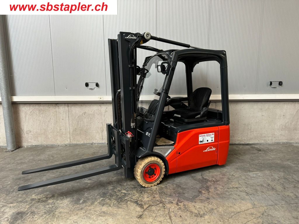 Linde E16-01 Elektro 3 Rad-Stapler www.sbstapler.ch