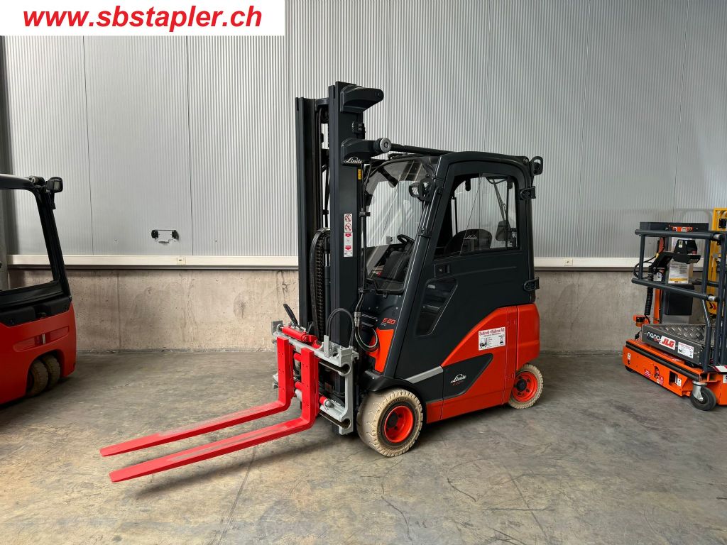 Linde E20PH-02 Elektro 4 Rad-Stapler www.sbstapler.ch