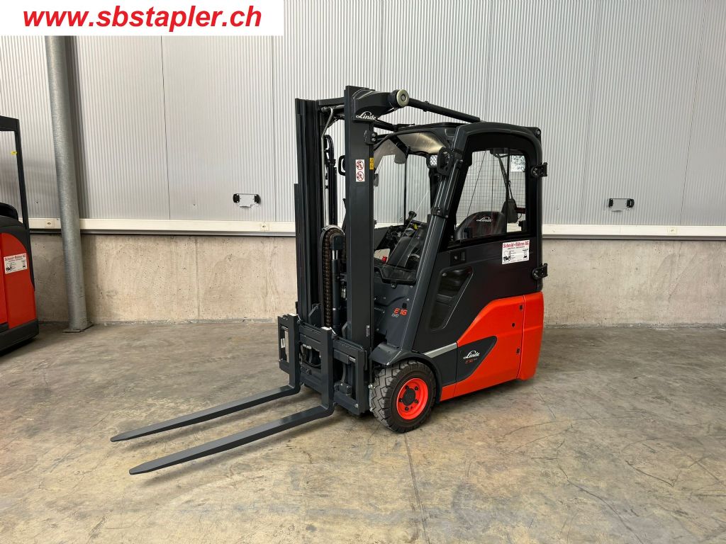 Linde E16C Elektro 3 Rad-Stapler www.sbstapler.ch