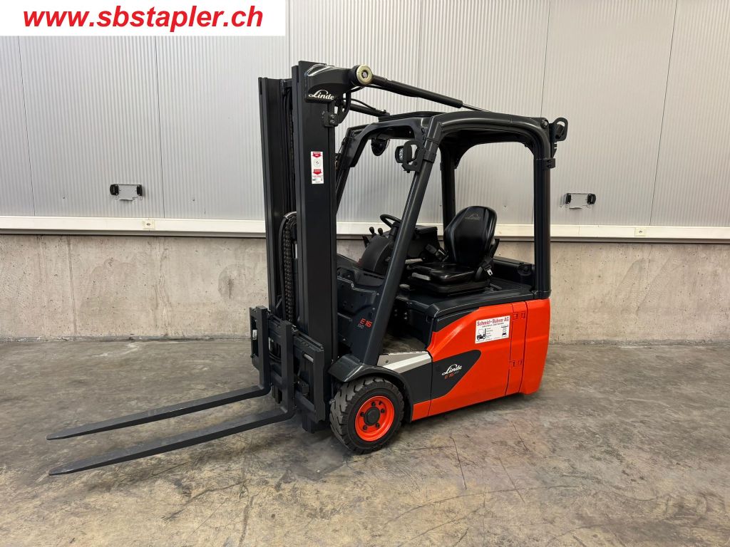 Linde E16-02 Elektro 3 Rad-Stapler www.sbstapler.ch
