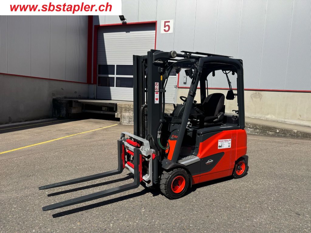 Linde E20PH-02 Elektro 4 Rad-Stapler www.sbstapler.ch