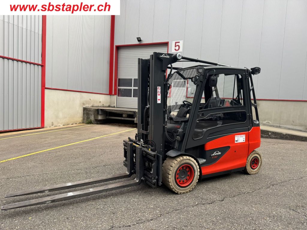 Linde E50HL-01/600 Elektro 4 Rad-Stapler www.sbstapler.ch