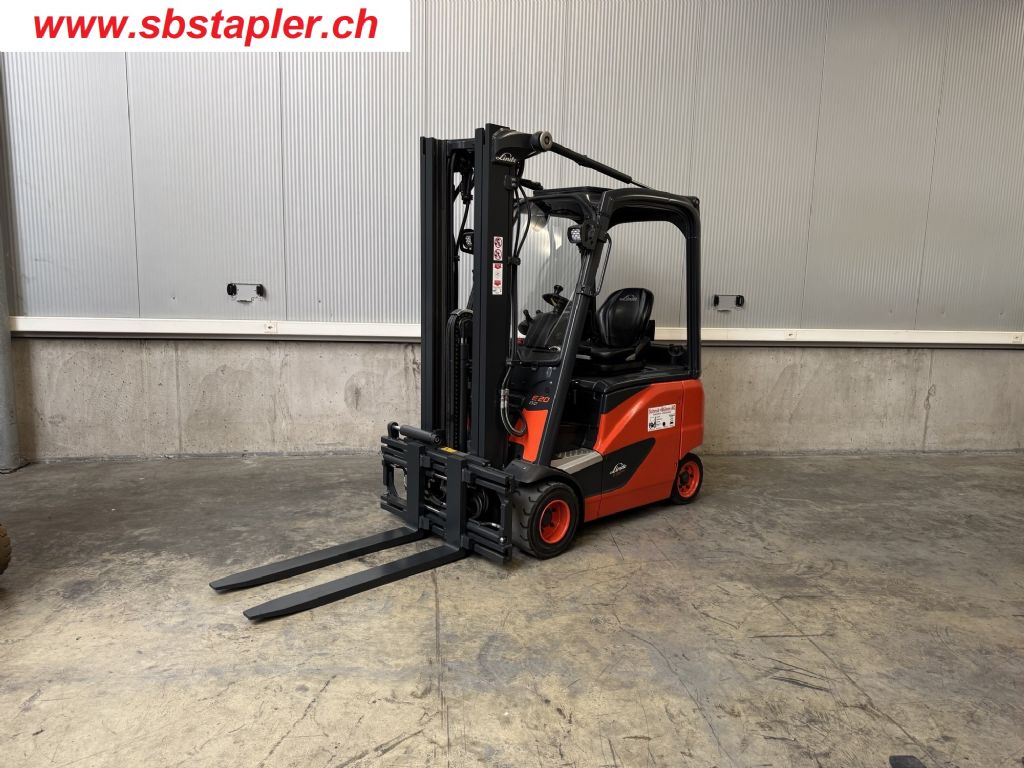 Linde E20PH-02 Elektro 4 Rad-Stapler www.sbstapler.ch
