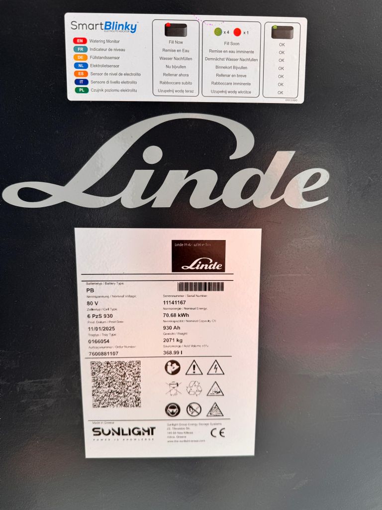 Linde E50HL - 01/600 Elektro 4 Rad-Stapler www.cemiat.com