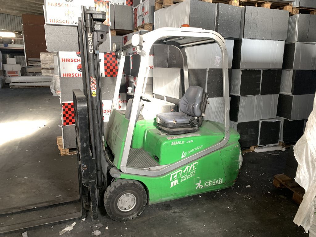 Cesab Blitz 316 AC Elektro 3 Rad-Stapler www.cemiat.com