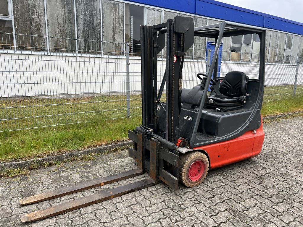 Linde E16C Elektro 3 Rad-Stapler www.contilift.de