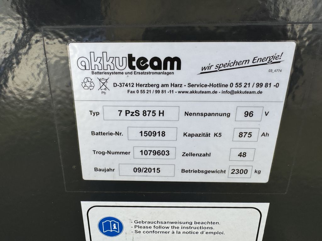 Kalmar AT 700E/60-02 Electric 4-wheel forklift www.contilift.de Kalmar AT 700E/60-02 Electric 4-wheel forklift www.contilift.de