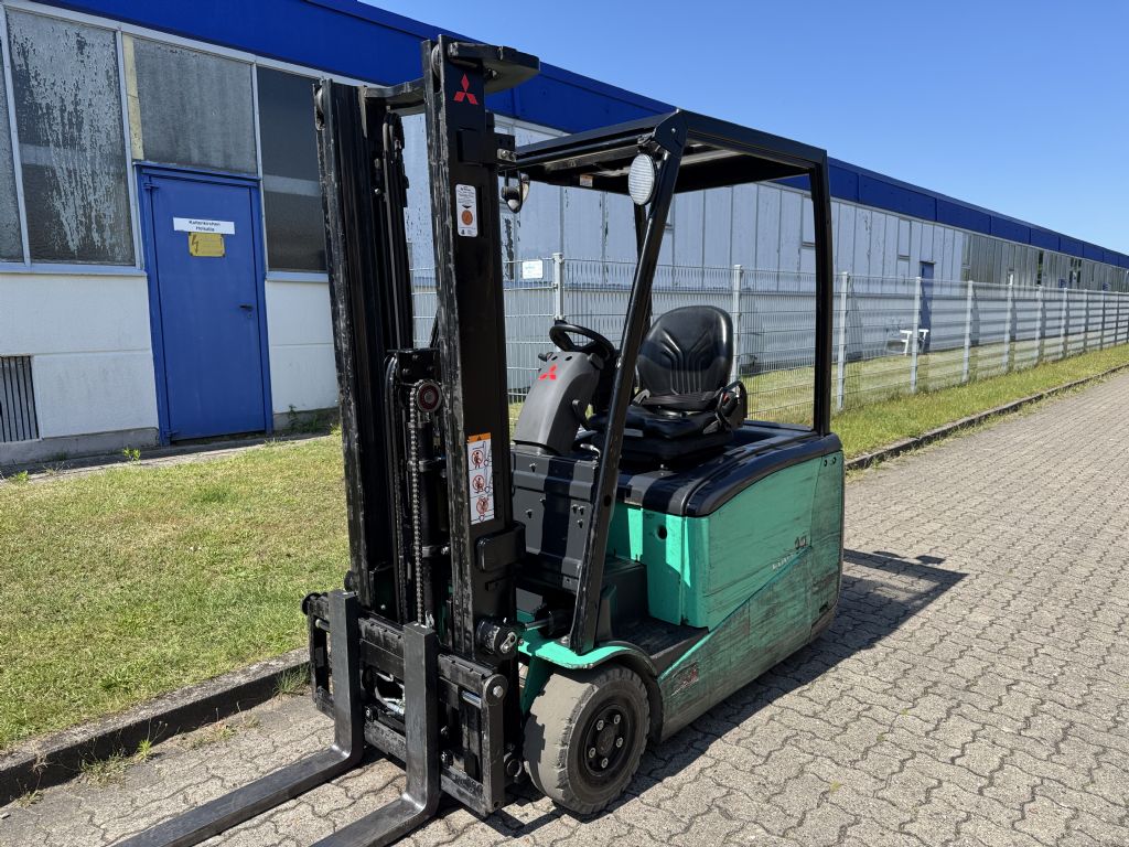 Mitsubishi FB18PNT Electric 3-wheel forklift www.contilift.de