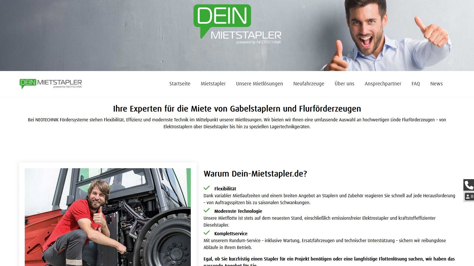 Neotechnik Frdersysteme GmbH & Co.KG - Mietgerte