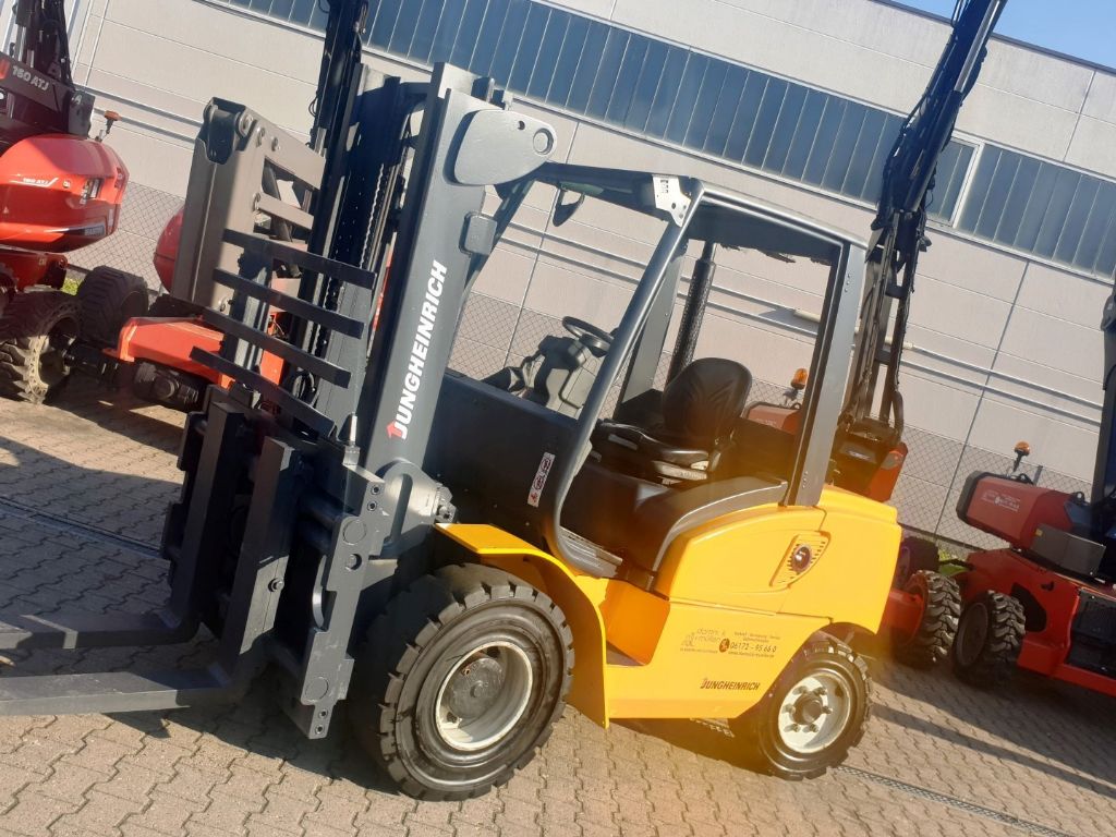 Used Jungheinrich Dfg 550 Container Diesel Forklift Mit Duplex Mast Sale Buy Sale Second Hand Forklifts