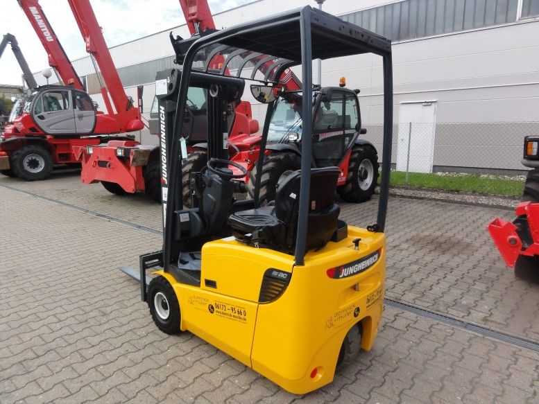 Used Jungheinrich Efg 113 Electric 3 Wheel Forklift Mit Triplex Mast Sale Buy Sale Second Hand Forklifts