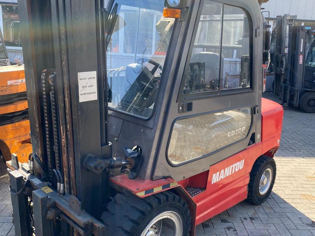 Used Manitou Cd 35 P Diesel Forklift Mit Triplex Mast Sale Buy Sale Second Hand Forklifts