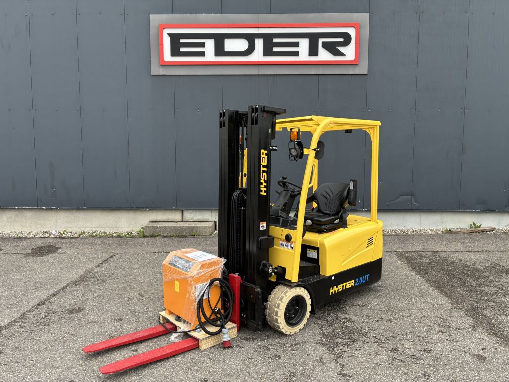 Hyster J 2.0UTTL Elektro 3 Rad-Stapler www.eder-stapler.de